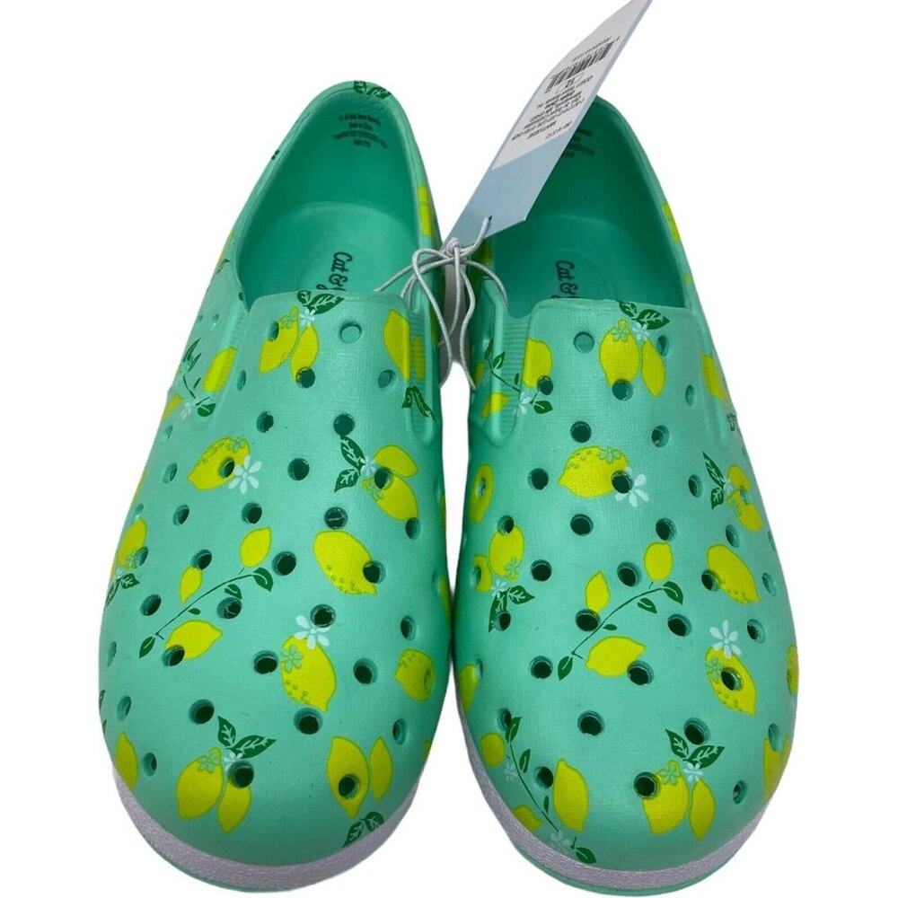 Cat & Jack Water Shoes Girl 12 Jese EVA Apparel Print